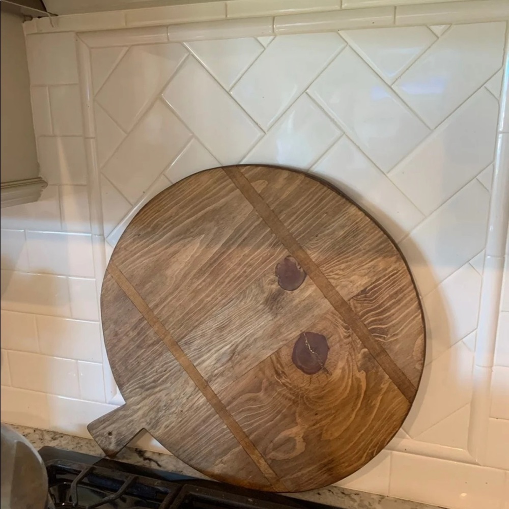 Wooden Handmade Round Charcuterie Board Cheese Boards